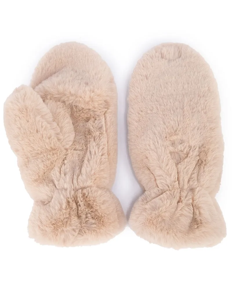 APPARIS Fäustlinge aus Faux Fur Nude