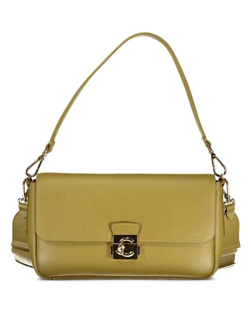 Coccinelle pebbled-leather tote bag - Grün Grün