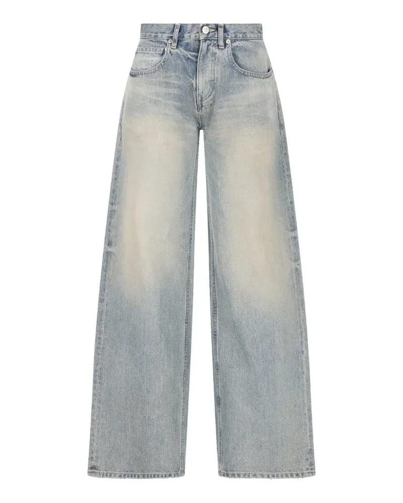 Balenciaga button-fastening jeans - Blau Blau