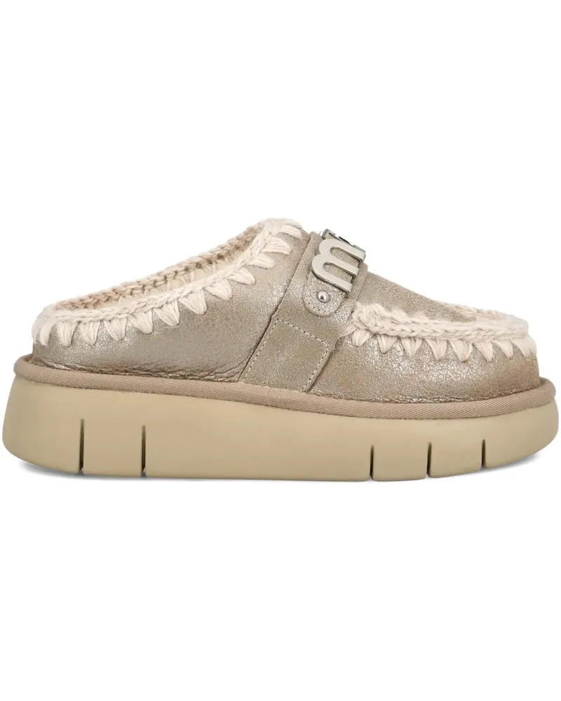 Mou Bounce trim-detail ankle boots - Braun Braun