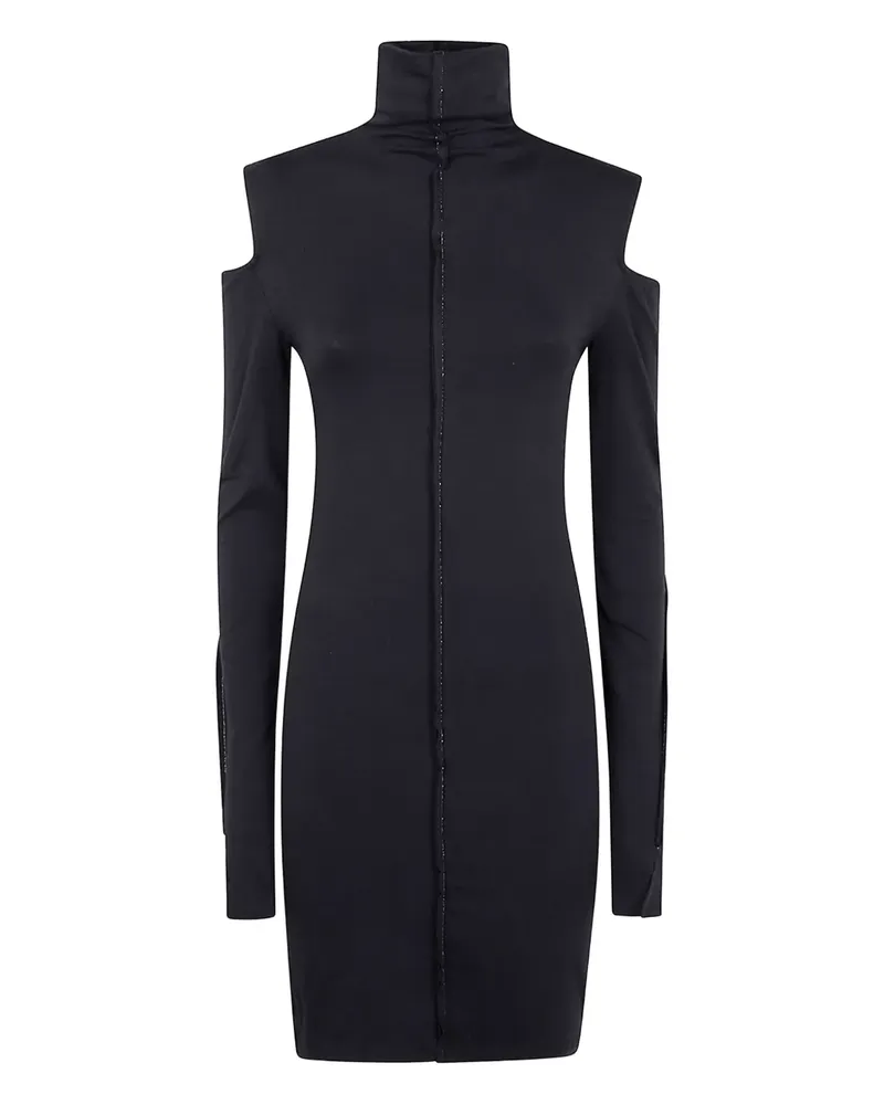 THOM KROM Cut-Out-Kleid mit Rollkragen - Schwarz Schwarz