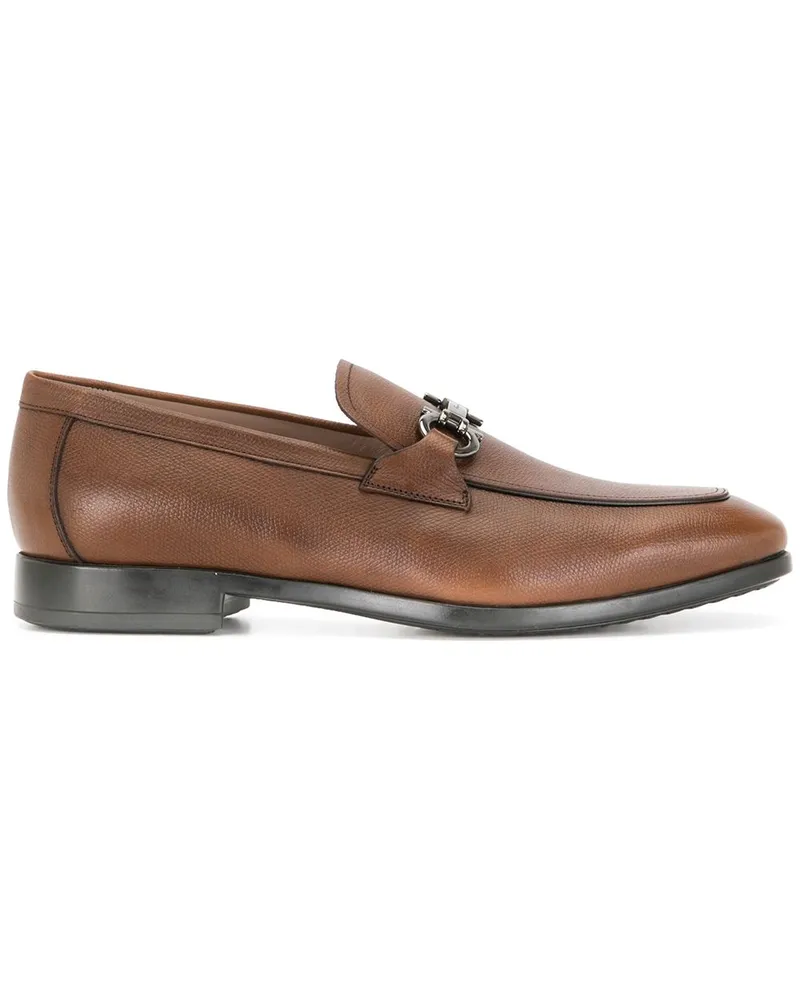 Ferragamo Ree Gancini' Loafer - Braun Braun