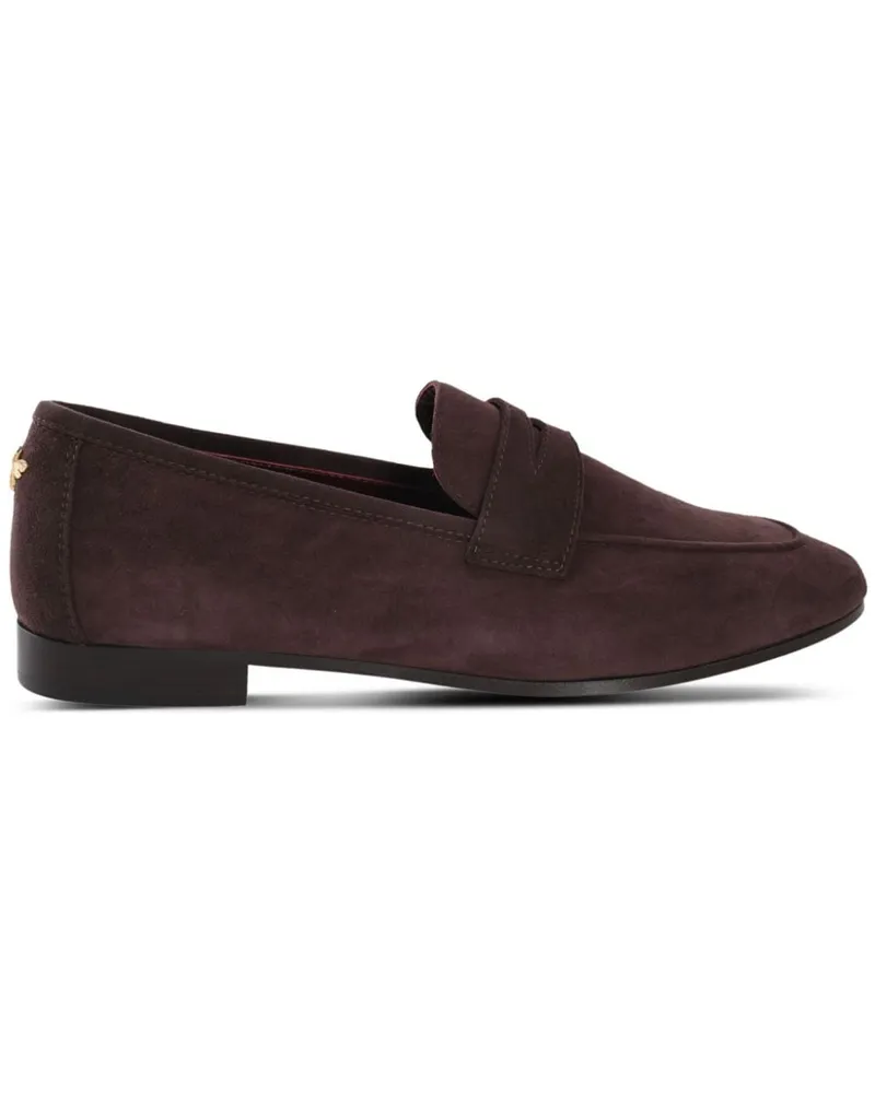 Bougeotte Loafer mit Logo-Schild - Braun Braun