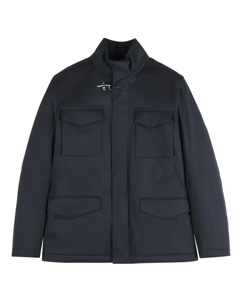 Fay Utility-Jacke mit Hakenverschluss - Blau Blau
