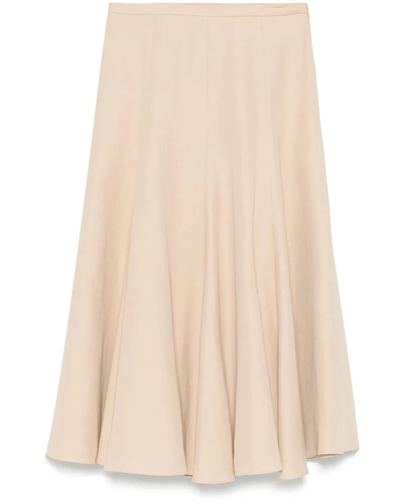 Fabiana Filippi Midirock aus Twill - Nude Nude