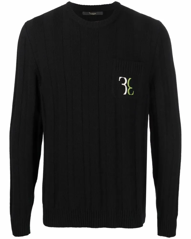 Billionaire Pullover mit Logo-Stickerei - Schwarz Schwarz