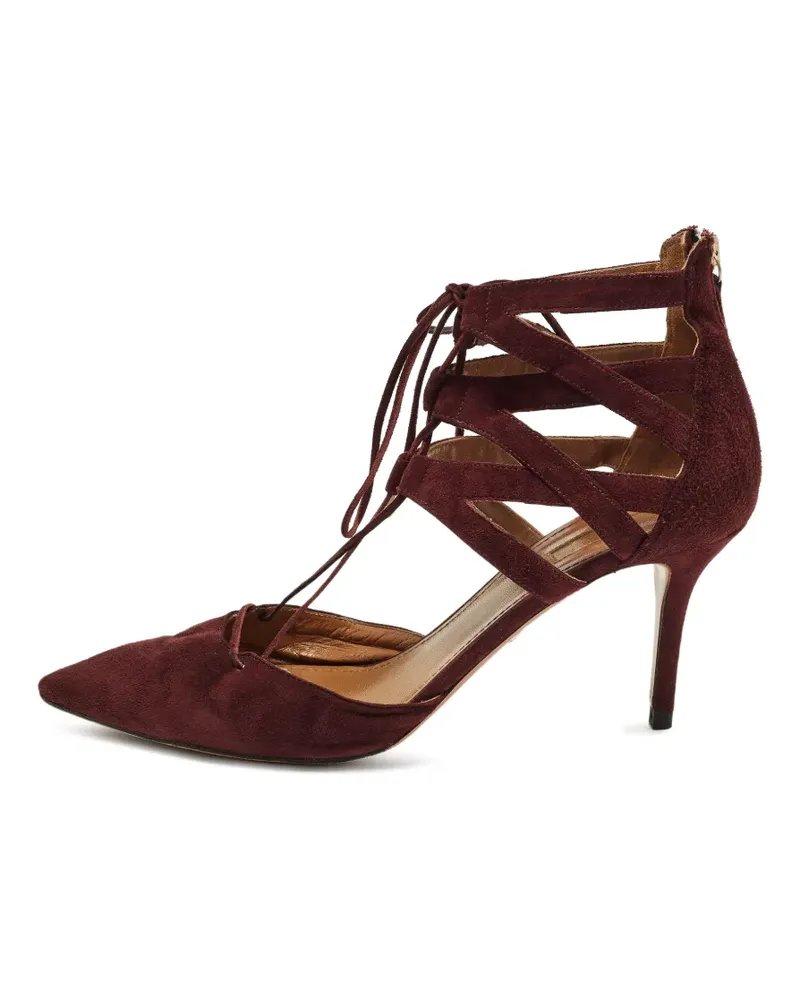 Aquazzura Belgravia Pumps mit Schnürung - Rot Rot