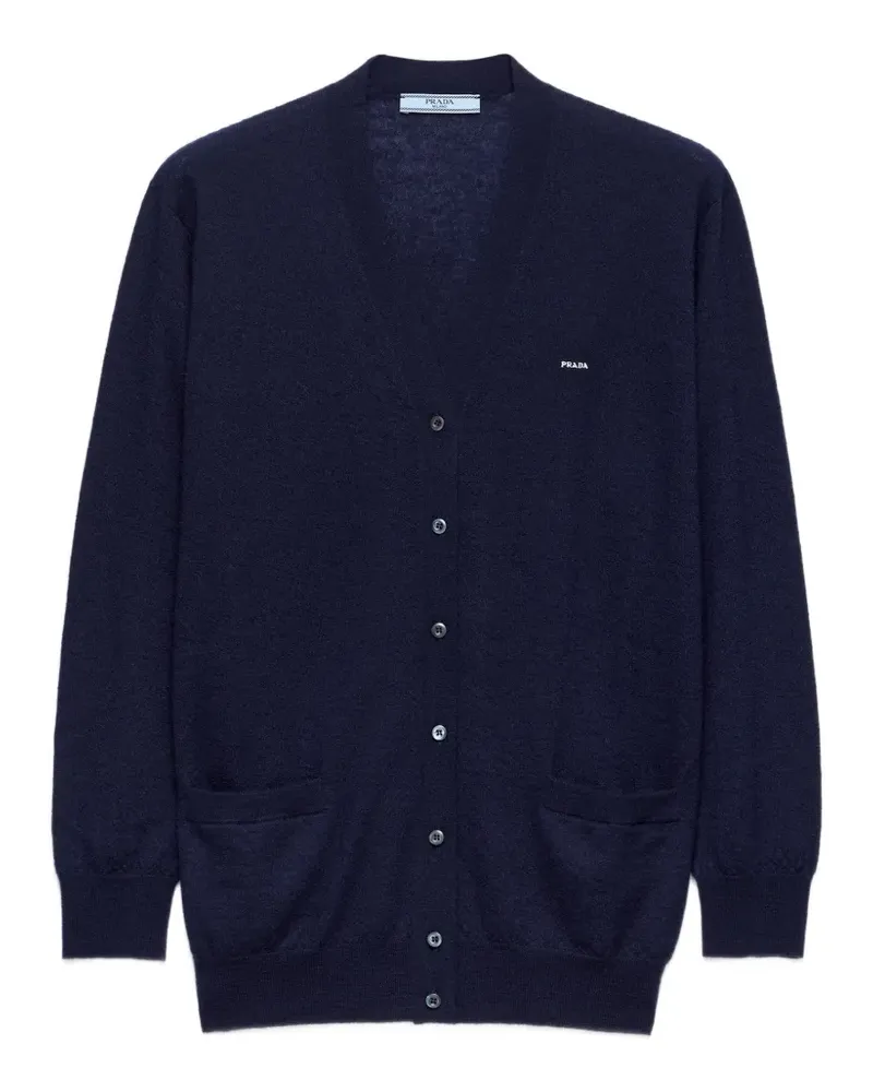 Prada Cardigan aus Kaschmir - Blau Blau