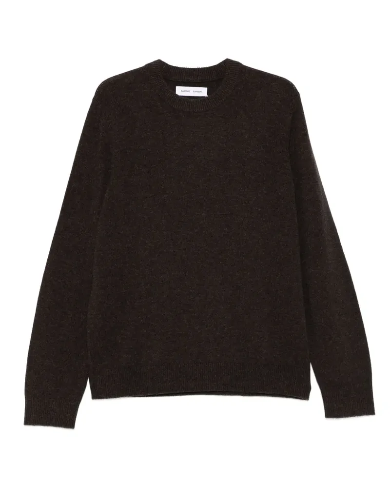 Samsøe & Samsøe Pullover mit rundem Ausschnitt - Braun Braun