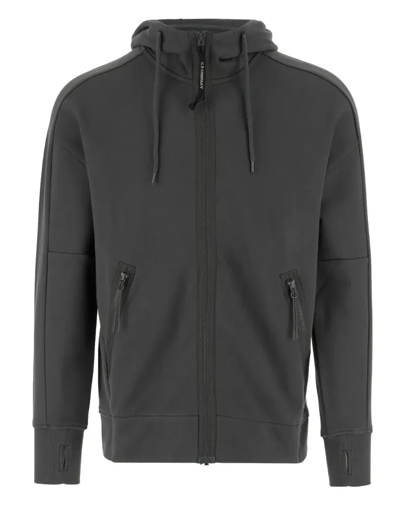 C.P. Company Kapuzenjacke mit Goggle-Detail - Grau Grau
