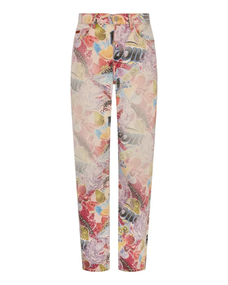 Martine Rose Five-Pocket-Jeans mit Print - Nude Nude
