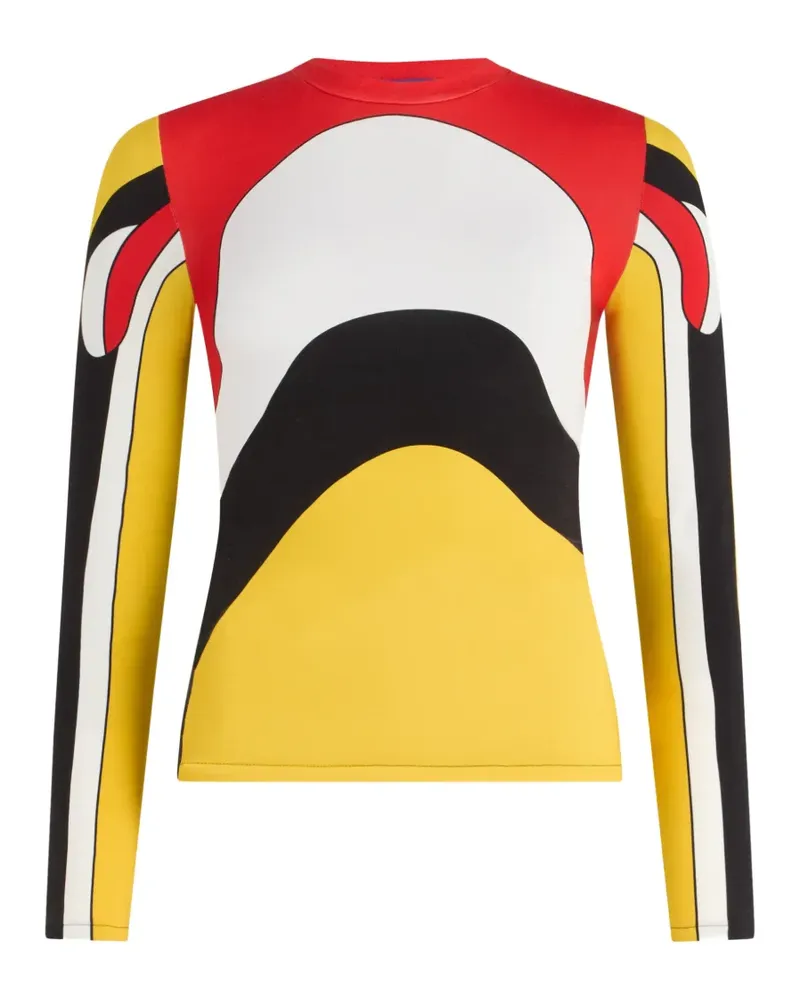 Jean Paul Gaultier Langärmeliges Oberteil - Gelb Gelb