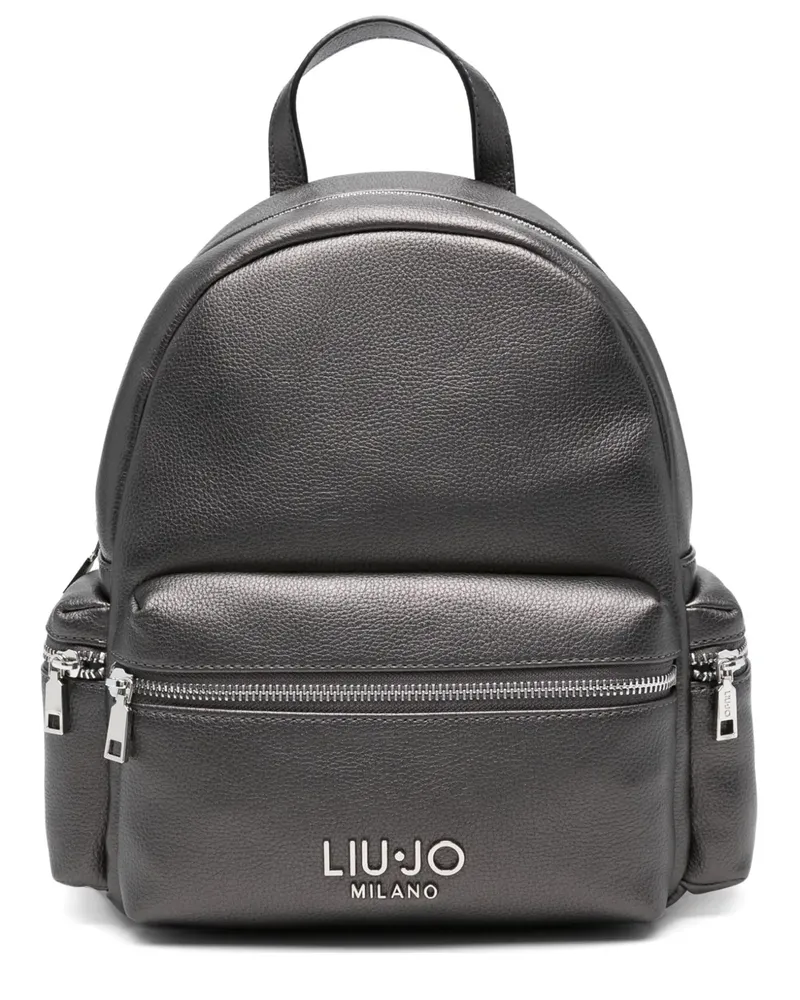 Liu Jo Rucksack mit Nietendetail - Grau Grau