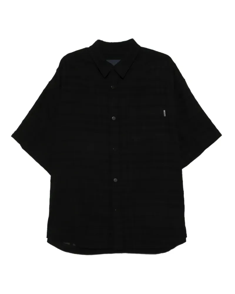 JUUN.J textured shirt - Schwarz Schwarz