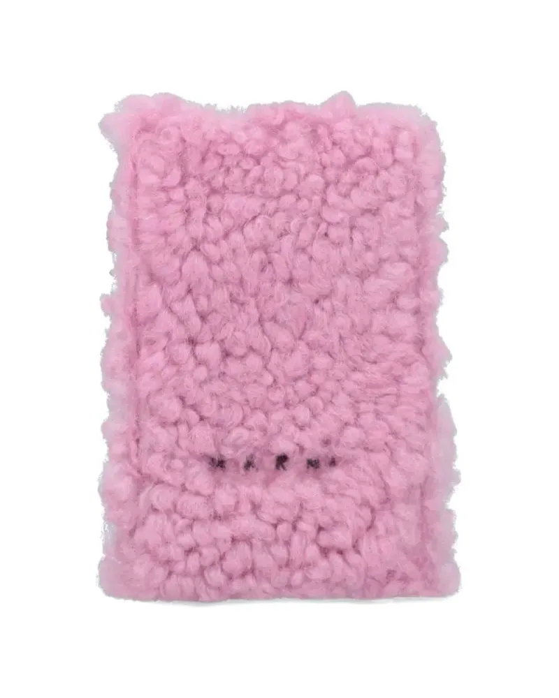 Marni logo-detail phone case - Rosa Rosa