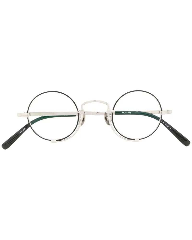 MATSUDA Brille mit rundem Gestell - Metallic Metallic