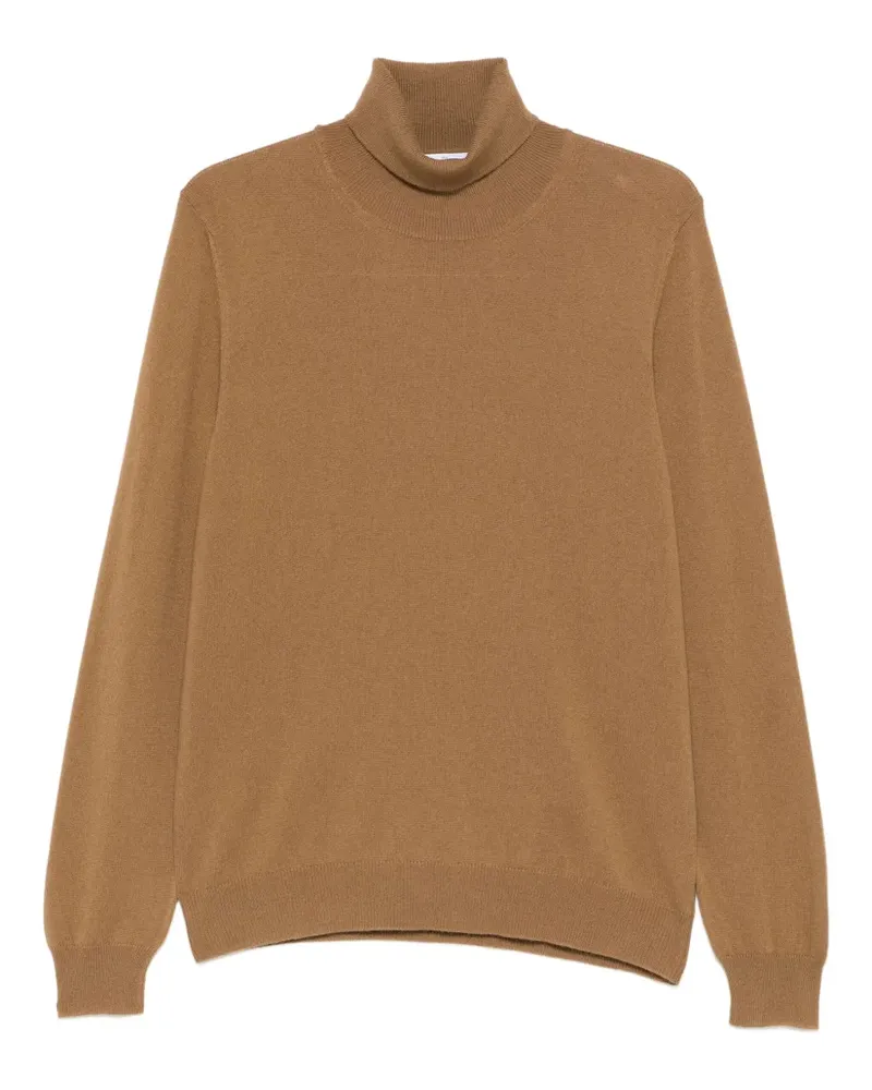 Gran Sasso T-Shirt mit Rollkragen - Braun Braun