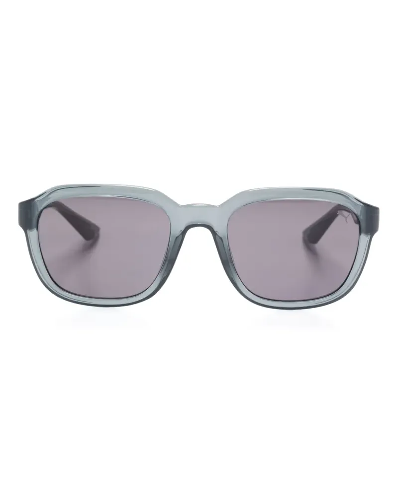 Puma Sonnenbrille mit eckigem Gestell - Grau Grau