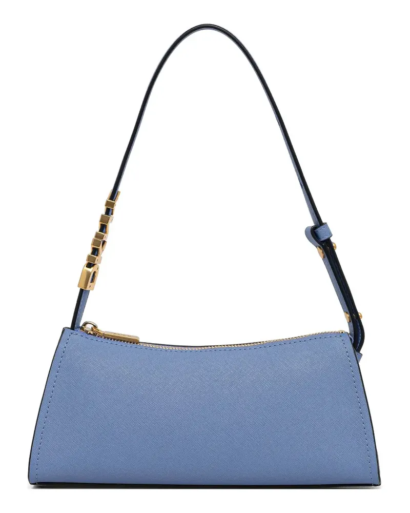 DKNY logo-plaque tote bag - Blau Blau