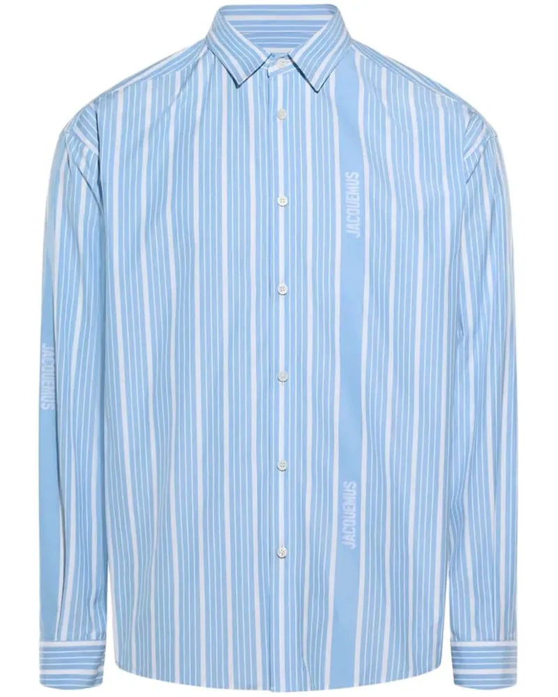 Jacquemus Gestreiftes Hemd - Blau Blau