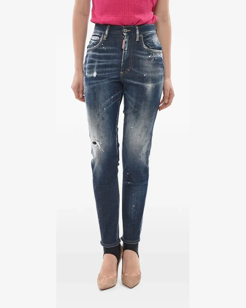 Dsquared2 Ski stirrup jeans - Blau Blau