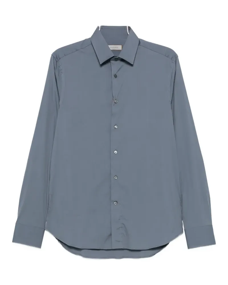 Canali button-down long-sleeve shirt - Blau Blau