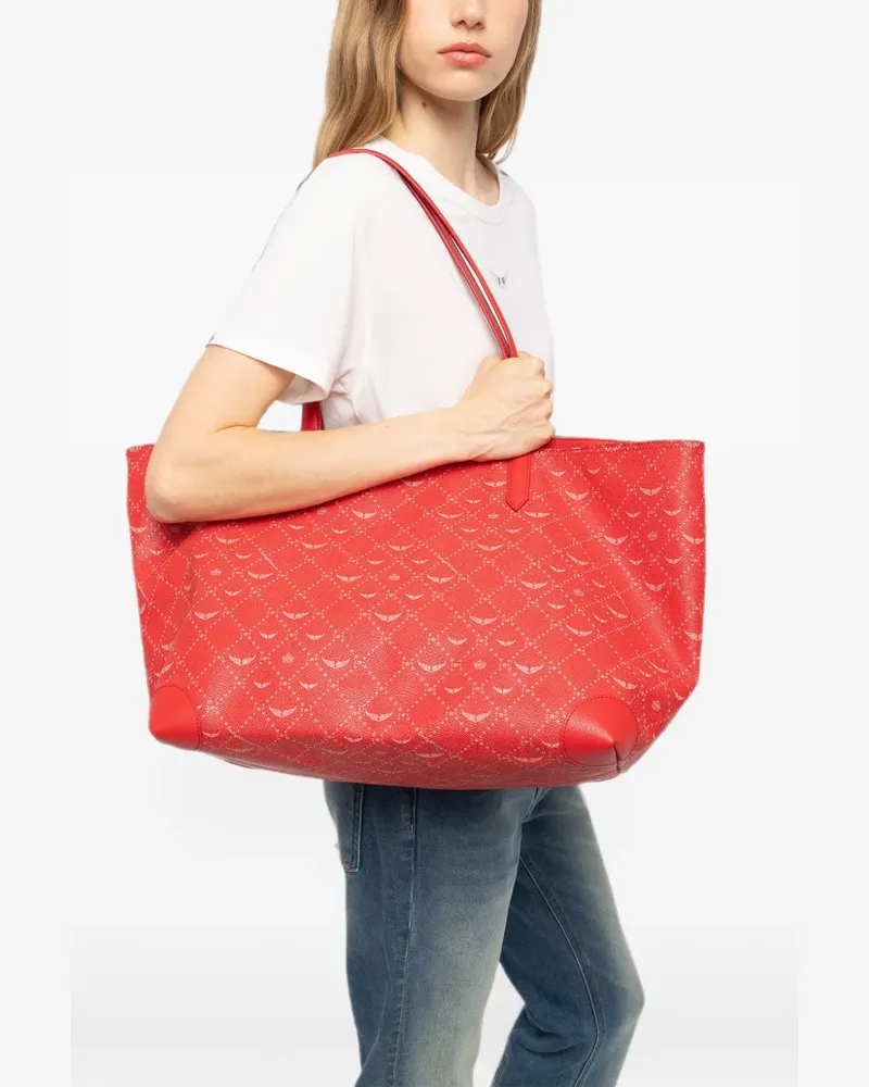 Zadig & Voltaire Z Shopper XL monogram bag - Rot Rot