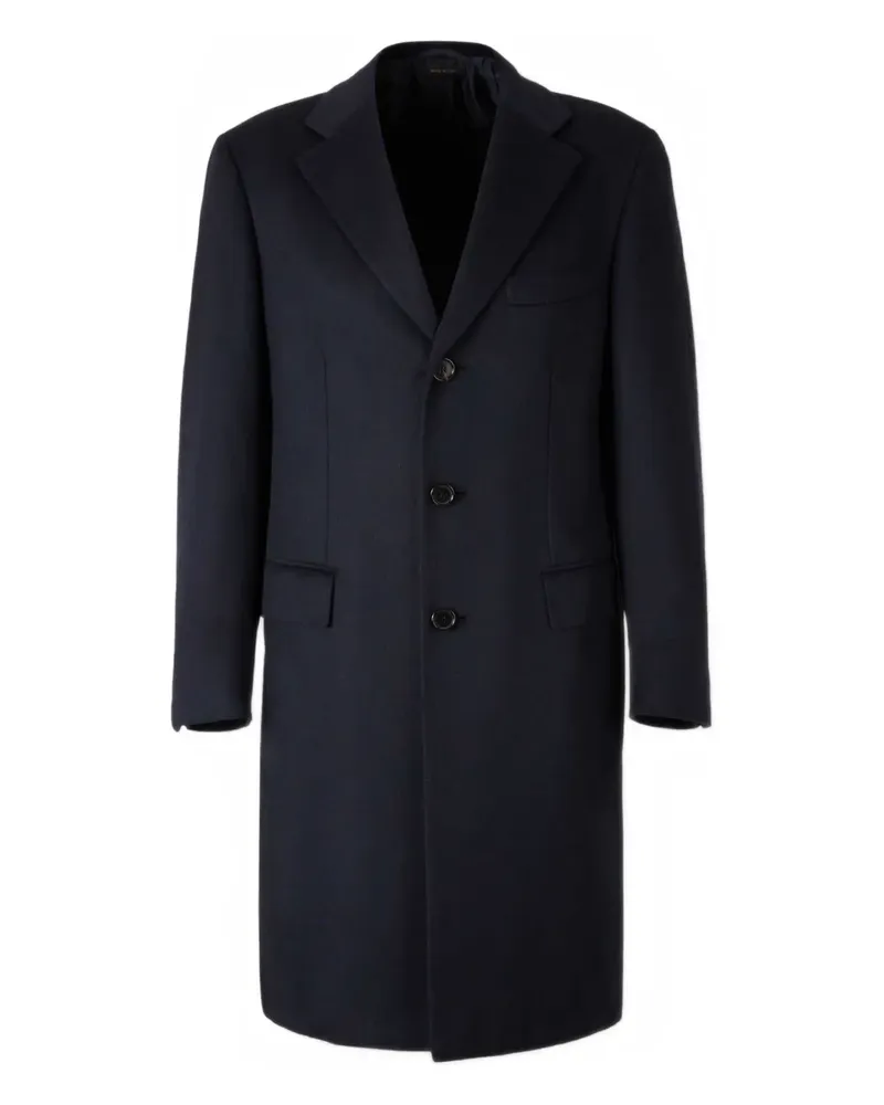 Brioni Einreihiger Mantel - Schwarz Schwarz