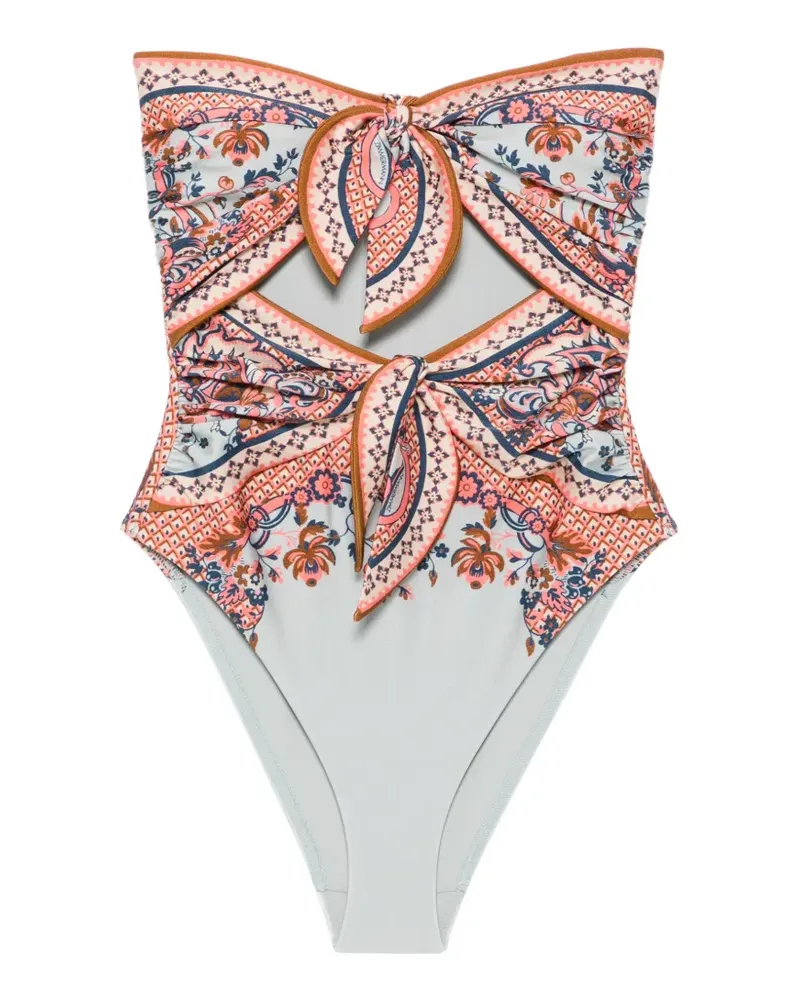 Zimmermann Aster swimsuit - Blau Blau