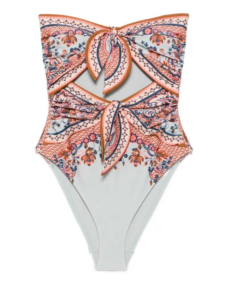Zimmermann Aster swimsuit - Blau Blau