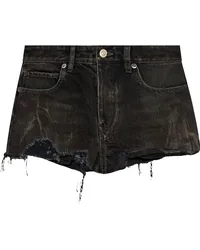 Balenciaga Jeans-Shorts im Vintage-Look Schwarz