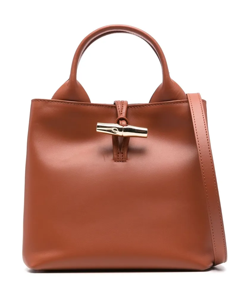 Longchamp Kleine Le Roseau Handtasche - Braun Braun