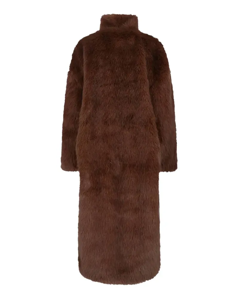 FRANKIE Shop Ravello faux-fur coat - Braun Braun