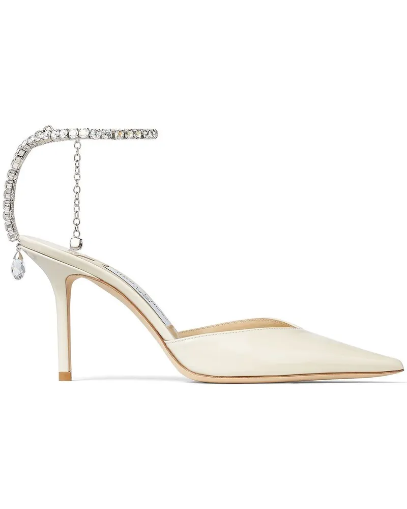 Jimmy Choo Spitze Saeda Pumps 85mm - Nude Nude