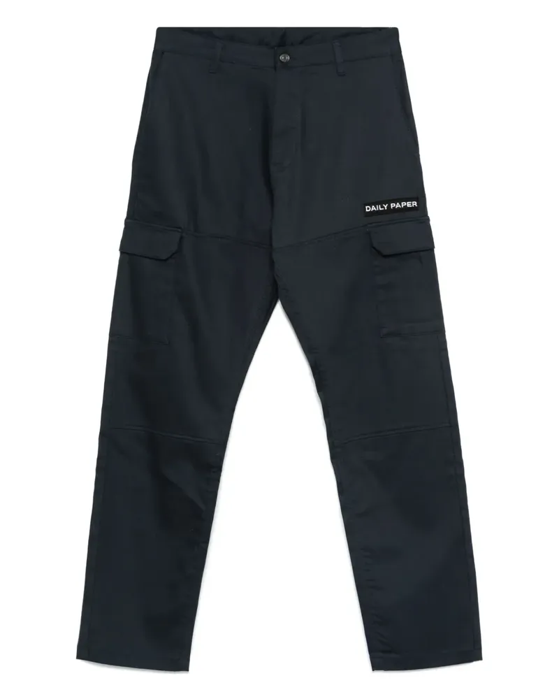 Daily Paper Cargohose mit Logo-Patch - Blau Blau