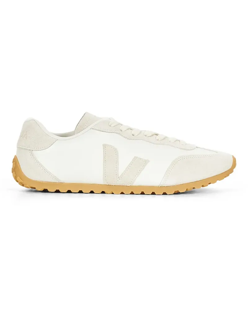 VEJA GT V-logo suede-panelled sneakers - Weiß Weiß