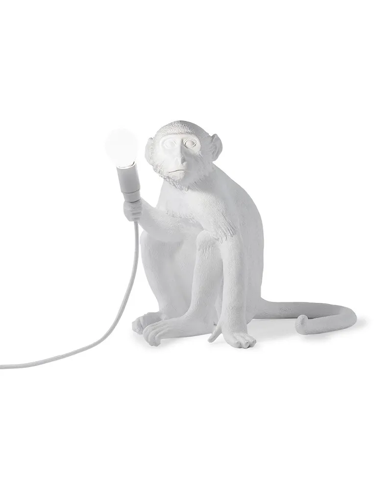 Seletti Monkey Lampe - Weiß Weiß