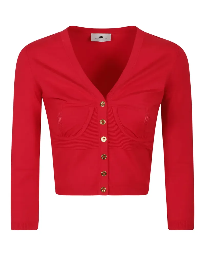 Elisabetta Franchi V-neck cardigan - Rot Rot