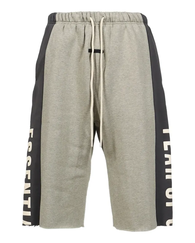 Fear of God panelled raw-cut shorts - Grau Grau
