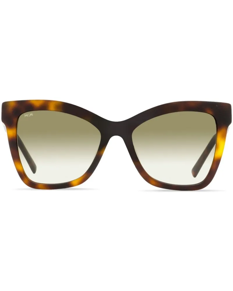 MCM Sonnenbrille im Butterfly-Design Braun