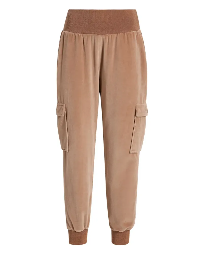 Cinq à Sept Giles velour track pants - Nude Nude