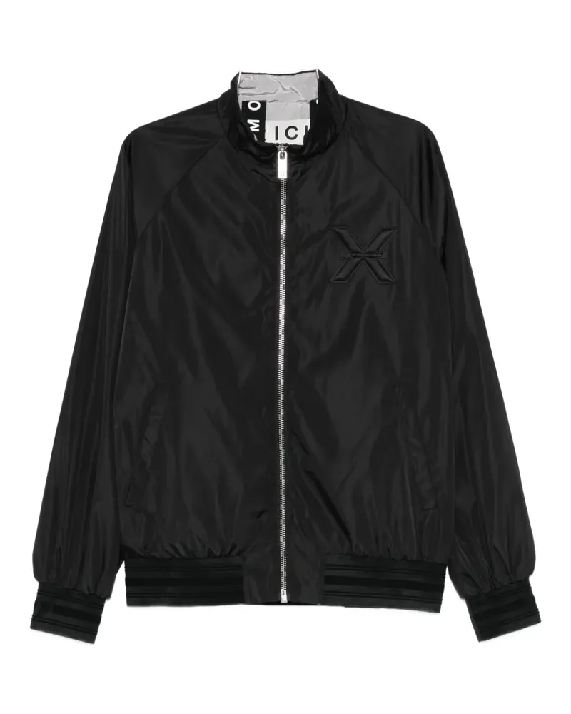 John Richmond logo-embossed jacket - Schwarz Schwarz