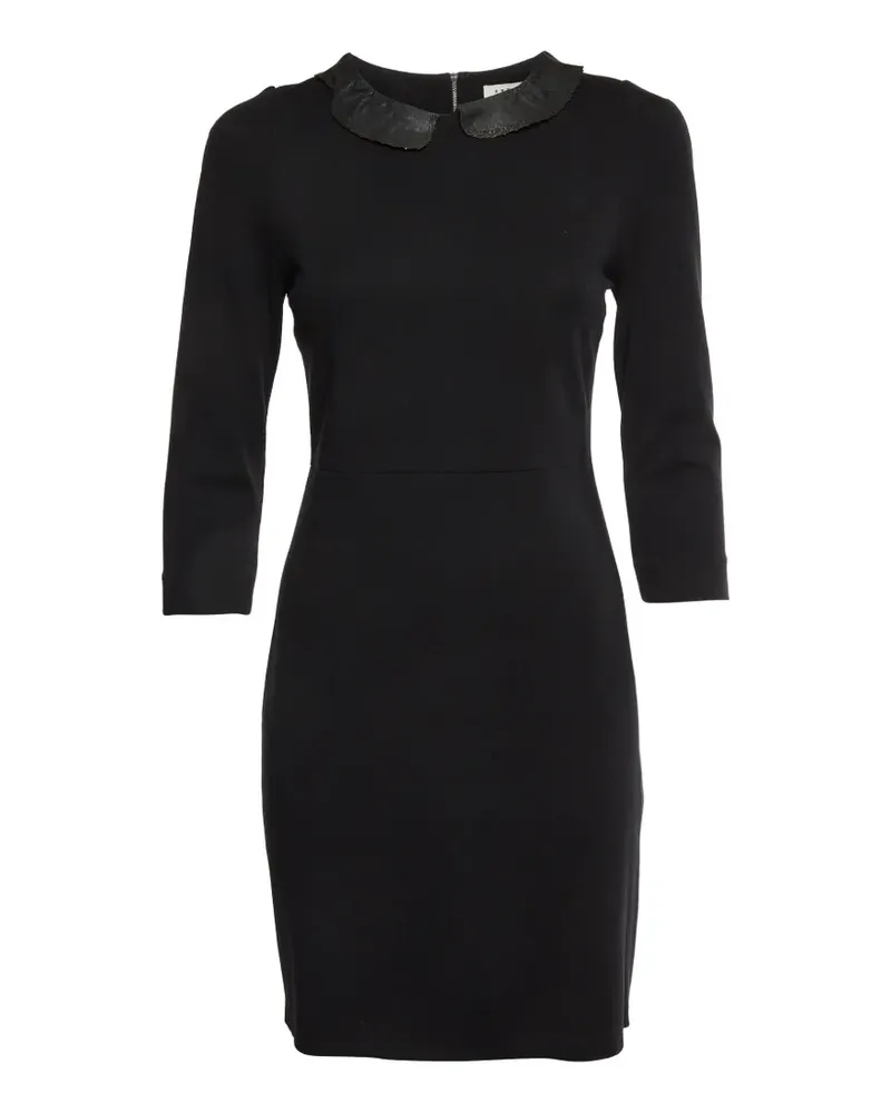 Sandro jersey midi dress - Schwarz Schwarz