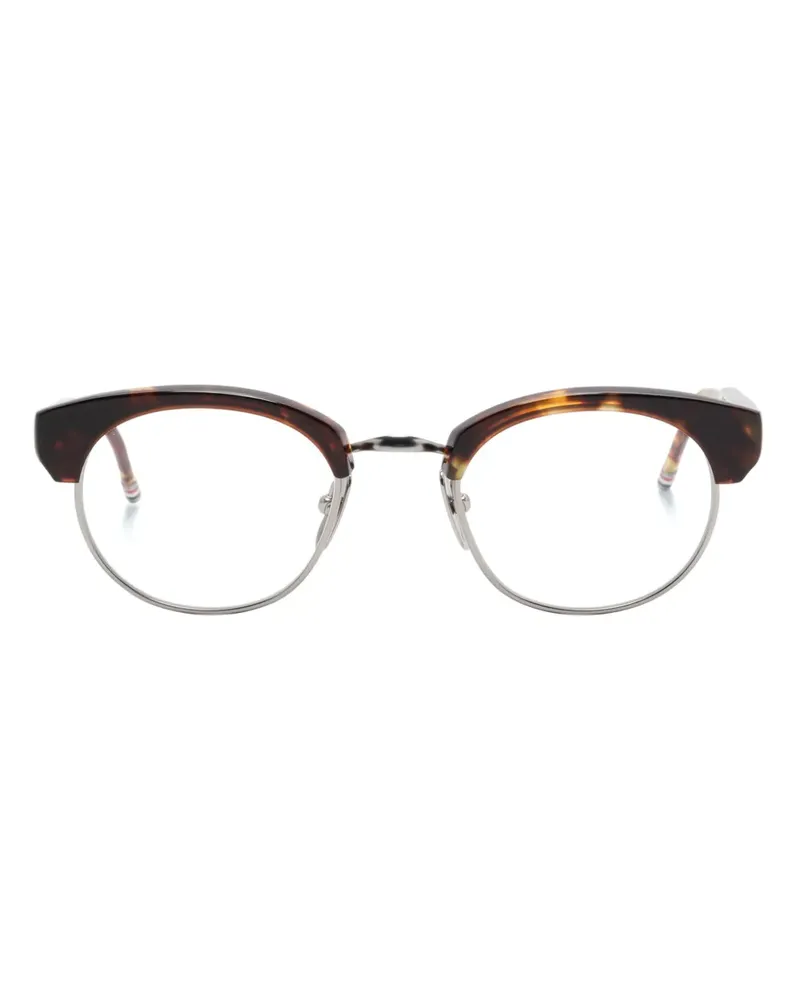 Thom Browne Brille in Schildpattoptik - Braun Braun