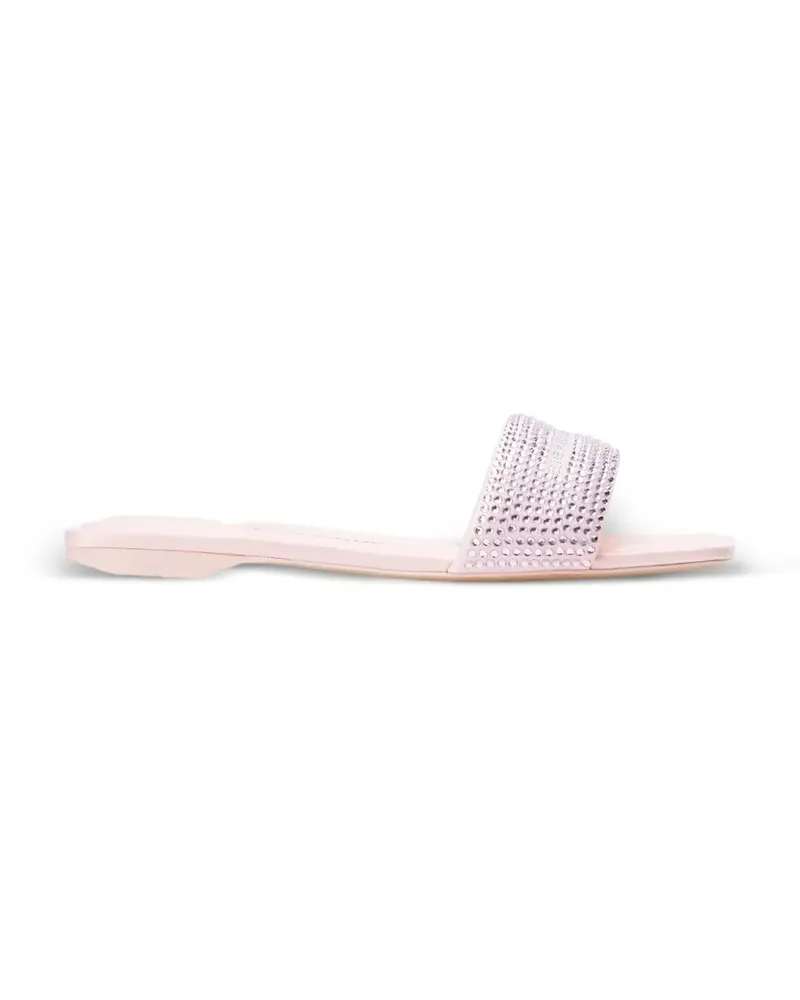 Alexander Wang VY crystal-embellished slides - Rosa Rosa