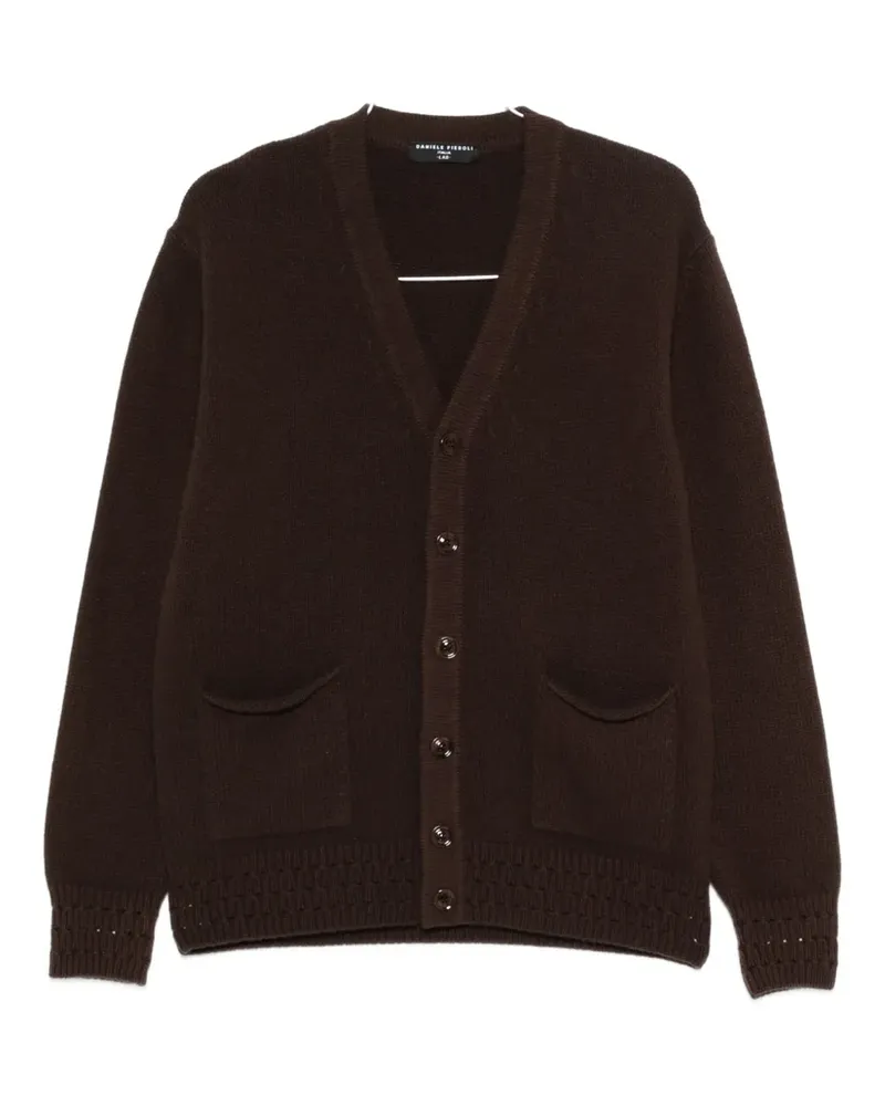 Daniele Fiesoli V-neck cardigan - Braun Braun