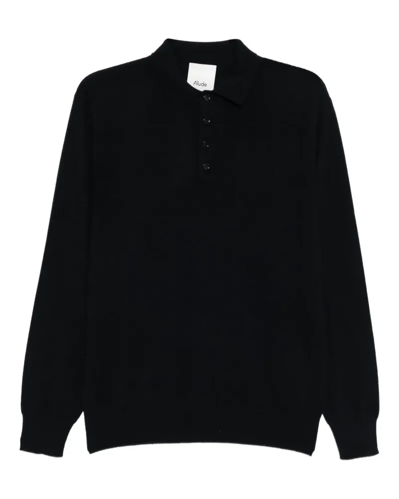 ALLUDE Poloshirt aus Kaschmir - Blau Blau