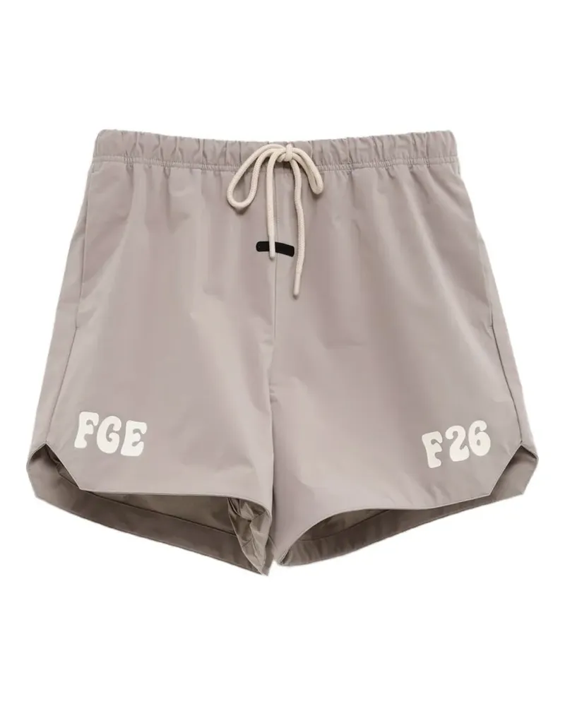 Fear of God Shorts mit Logo-Print - Grau Grau