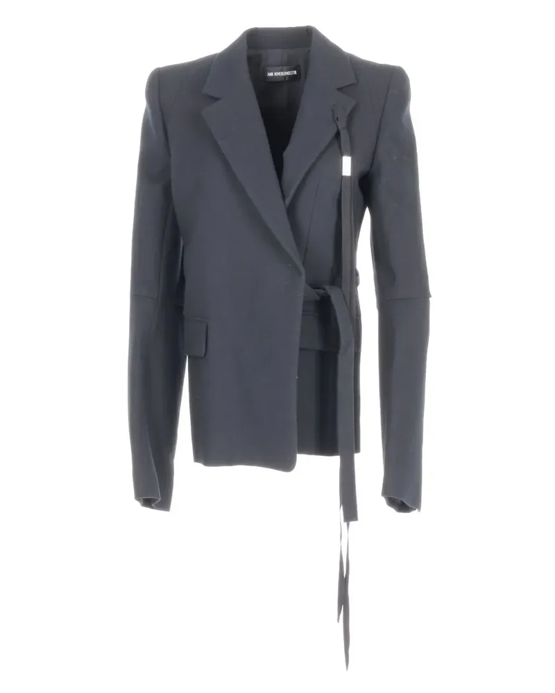 Ann Demeulemeester Asymmetrische Venla Jacke - Grau Grau