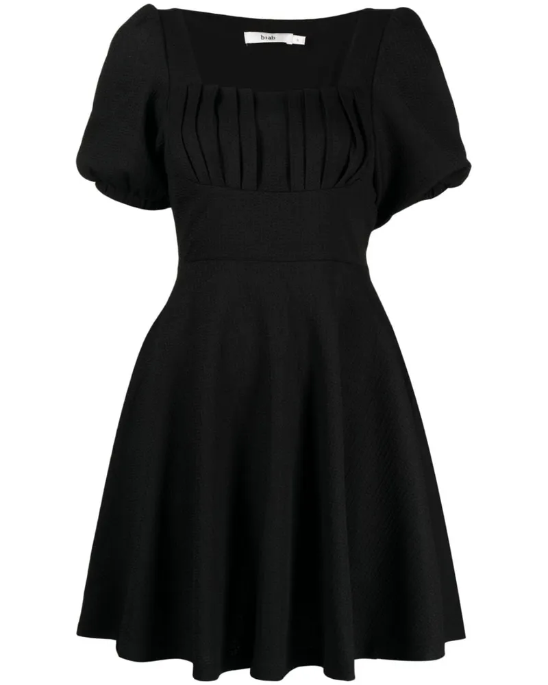 b+ab Ausgestelltes Kleid - Schwarz Schwarz